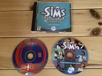Three SIMS video games $5
