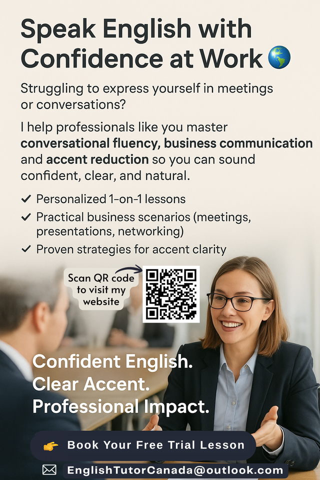 Speak English With Confidence At Work - English Tutor & Coach