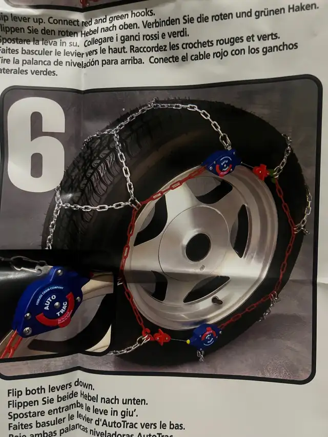 Brand new tire chains - self adjusting for 15”-24” wheels in Tires & Rims in St. Catharines - Image 6