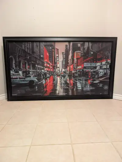 Large Horizontal Downtown New York City Wall Art 65 W x 37.2" H, View more