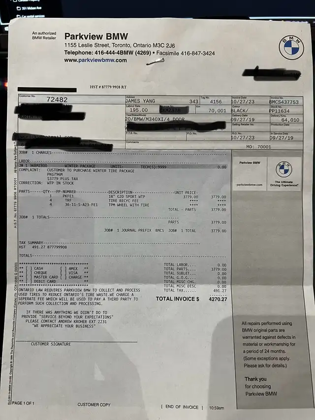 (98%) 4x BMW 2 | 3 | 4 Series 18" OEM Winter Wheels Package in Tires & Rims in City of Toronto - Image 7