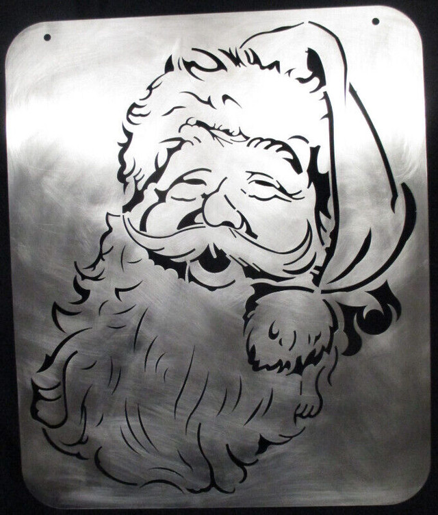 Laser-cut Stainless Steel Santa Claus Face 430x360x1.5mm in Other Business & Industrial in Stratford - Image 4