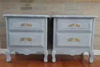 Gorgeous French Provincial Nightstands
