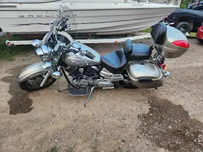 Hi, got that bike for sale or trade in really good condition. Bleuthoot speaker. Mustang seats, phon...