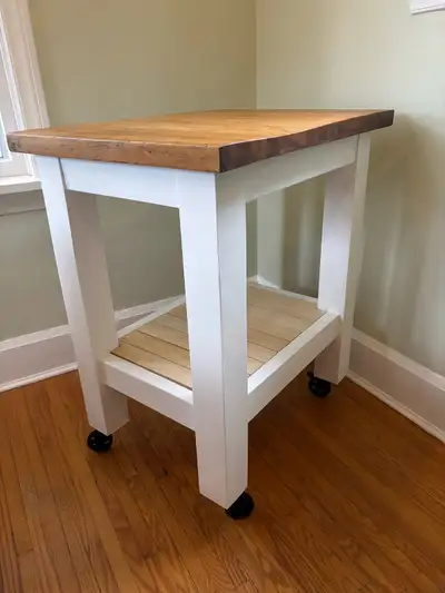 Butcher block table, View more