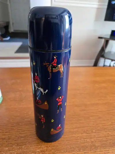 RCMP THERMOS w/ Box Royal Canadian Mounted Police New, 11 1/4"high Barrhaven