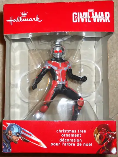 This is a Mint, Hallmark Christmas Tree Ornament of the Marvel Character called ANT MAN It was made...