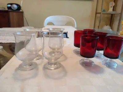 Liqueur Glasses: 9 in total ( in 2 different styles), View more