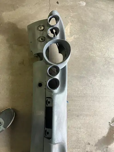 Classic dashboard. Possibly for a 59 Chevy. Measurements are in the picture. Also a firewall made by...