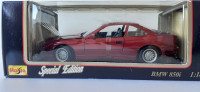 BMW 850i (1990) Dark Red / Burgundy - MAISTO 1/18 SCALE DIECAST