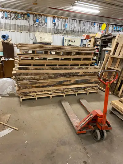 Kiln dried oak and ash and some other species. $1.50-$4.00 bf ft. Text or call 204 526-7372