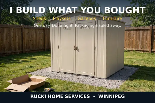 Assembly Service Winnipeg — I Build What You Bought