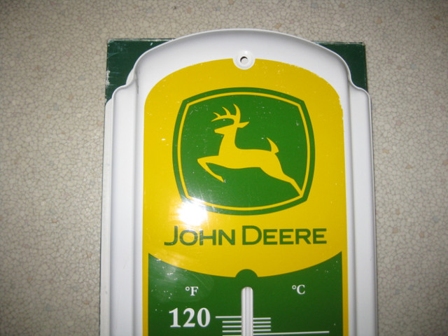 JOHN DEERE... '8 Wheel - 4 Wheel Drive' TRACTOR THERMOMETER in Other in Hamilton - Image 2