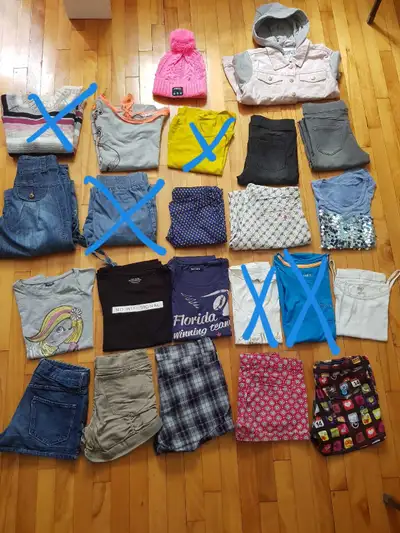 Lot 18 vêtements fille 10 à 12 ans / Girl clothes 10-12 y-o, View more