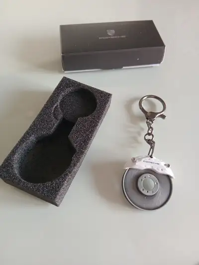 PORSCHE Keychain Brake Caliper White, View more