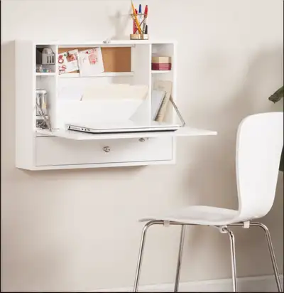 DECLUTTER!! Laptop DESK Office/Study + Cord Box, View more