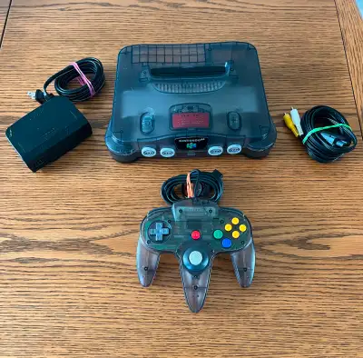 RARE SMOKE BLACK N64, View more