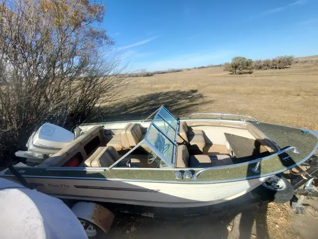 Aluminum open bow, 120HP VRO Johnson runs great in Powerboats & Motorboats in Swift Current - Image 10