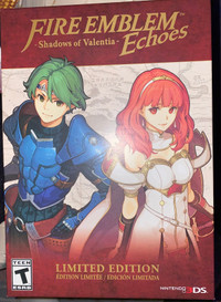 Fire Emblem Shadows of Valentia Limited Edition New Sealed 