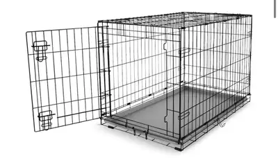 Large folding dog crate, View more