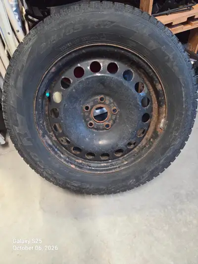 Winter tires on rims used