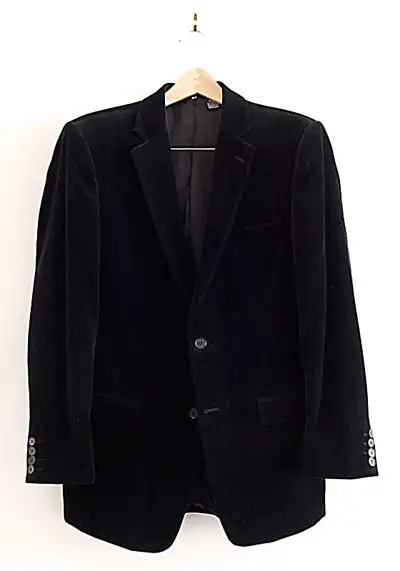 ZARA Man black velvet blazer - size 52 [Large]., View more