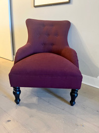 Accent Chair (burgundy / Bordeaux)