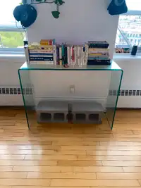 Console en verre - meuble en verre