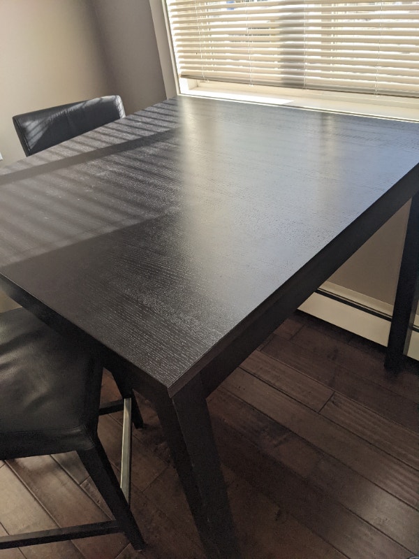 IKEA Bjursta table, blackbrown Dining Tables & Sets Calgary Kijiji