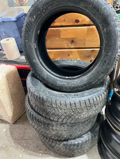 Winter edge tires Lots of tread left. Located in Berwick Call or text 902-209-8843