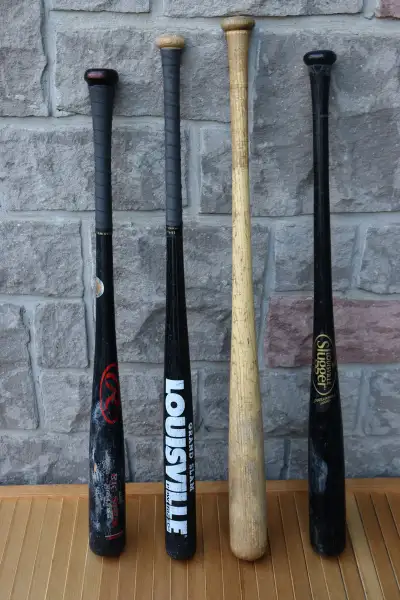 Wood Baseball Bats – 4 Classic USA-Made Bats – Louisville Slugge, View more