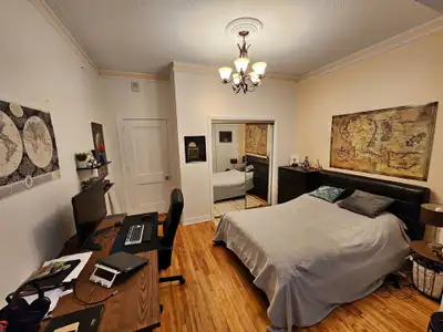big 5.5 condo face to Mcgill,1.5 bathrooms