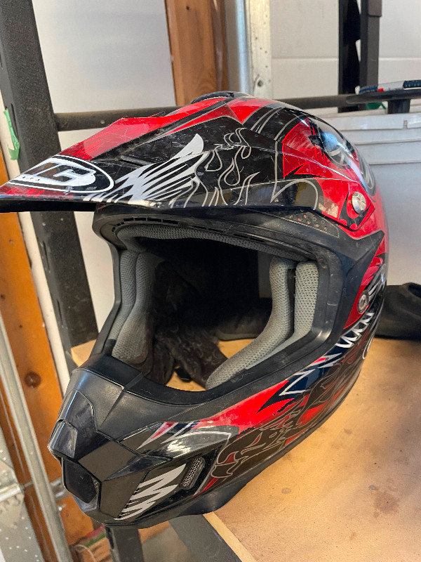 HJC motocross helmet in Motorcycle Parts & Accessories in Calgary - Image 2