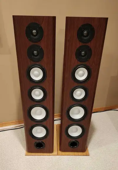 Current V4 model revision with improved tweeters and Crossovers in excellent condition...Speakers on...