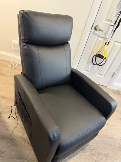 BRAND NEW Black Push-Back Massage Recliner Chair, View more