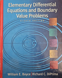 Elementary Differential Equations & Boundary Value Problems 8th