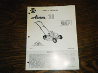 Ariens 21 Lawn Mower  Parts Manual PM- 11
