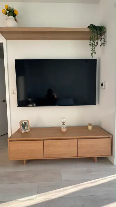 Nexera Rustik 60 inch TV Stand, Natural Maple, View more