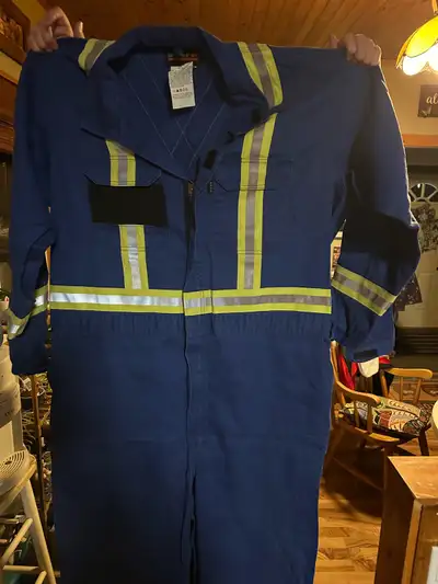 2 pair New FR coveralls. 4XTL and 54 Tall, View more