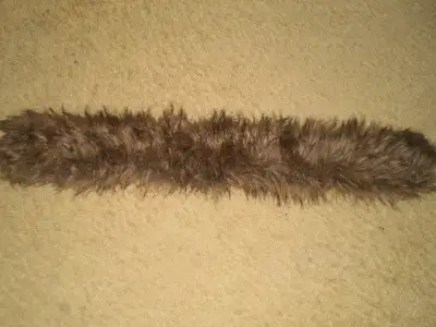 Fur Piece for jacket - 27" button on