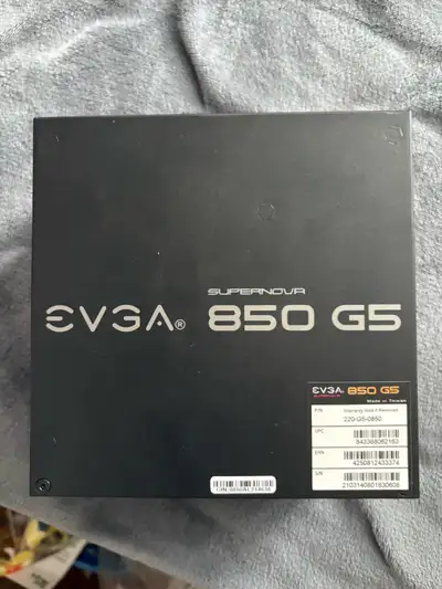 EVGA 850 G5 0850 SUPERNOVA 850W GOLD POWER SUPPLY NO BOX, View more