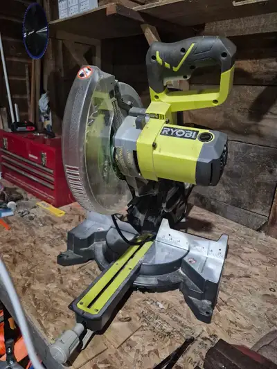10" sliding Ryobi Miter Saw, View more