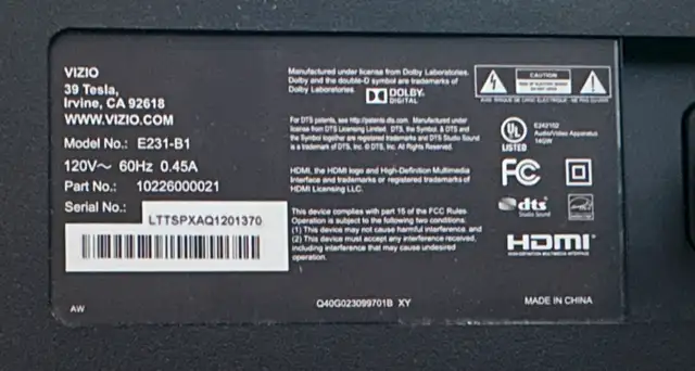 VIZIO 23-Inch 720p 60Hz LED TV in TVs in Mississauga / Peel Region - Image 6
