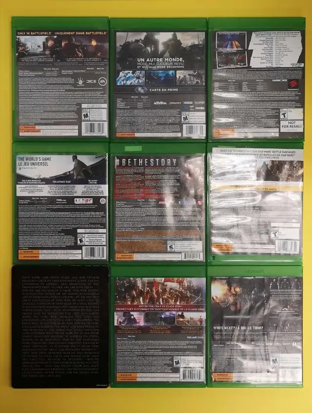 Jeux assorties XBox One in XBOX One in City of Montréal - Image 3
