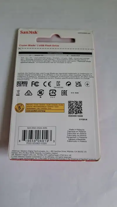 Sandisk Cruzer Blade 32GB High-Speed USB Drive, View more