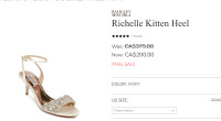 Badgley Mischka Brand - Richelle Kitten Heel