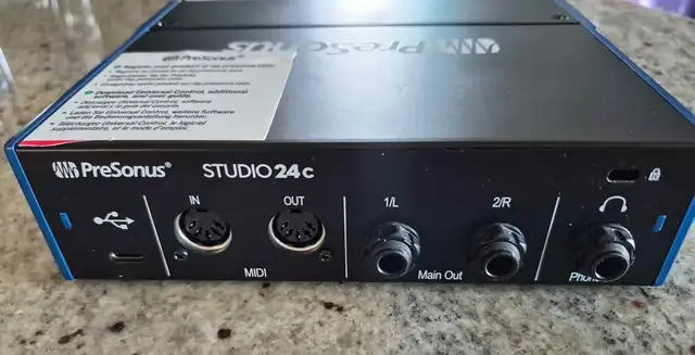 PreSonus Studio 24C Audio Interface in Pro Audio & Recording Equipment in Strathcona County - Image 4