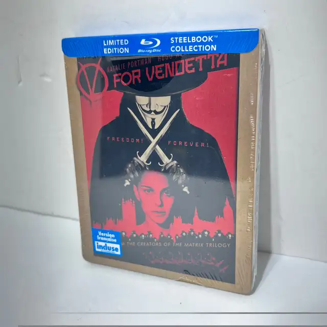 V for vendetta limited edition Collectors steelbook bluray movie in CDs, DVDs & Blu-ray in Winnipeg - Image 3