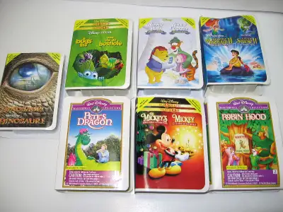 Set of 7 McDonald's Mini VHS Clamshell Figures for $5.00 each or $30.00 for the whole set. Privet sa...