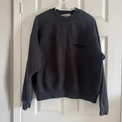Essentials Fear of God black crew neck sweatshirt, View more